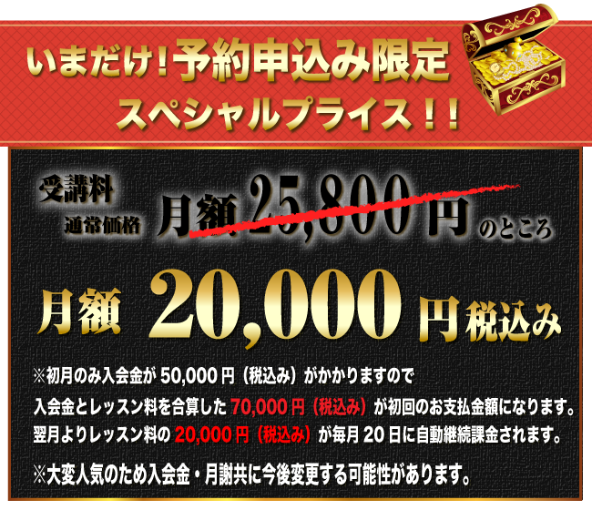 特別価格!いまだけ52800円